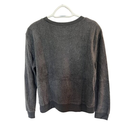 No Boundaries Gray Fleece Pullover Sweatshirt Size M - Picture 2 of 7